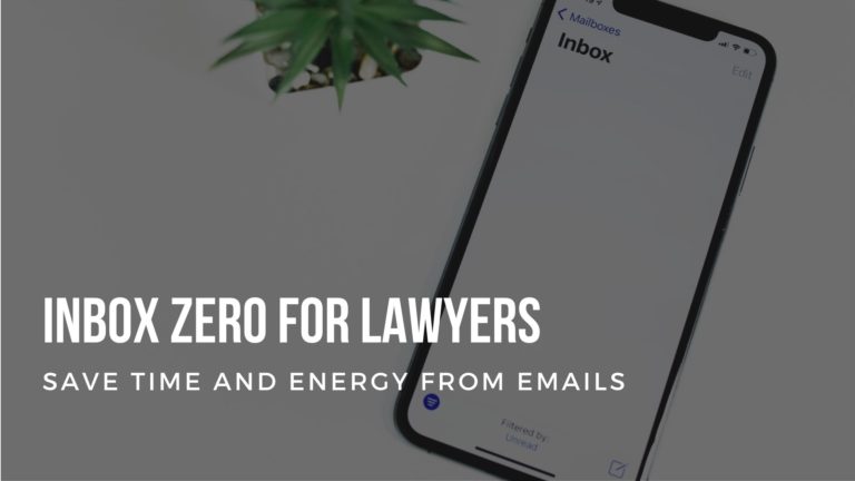 Inbox zero for lawyers