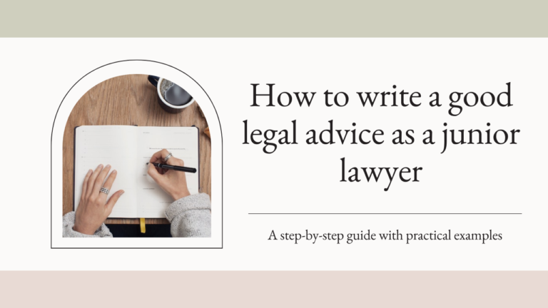 legal advice essay sample