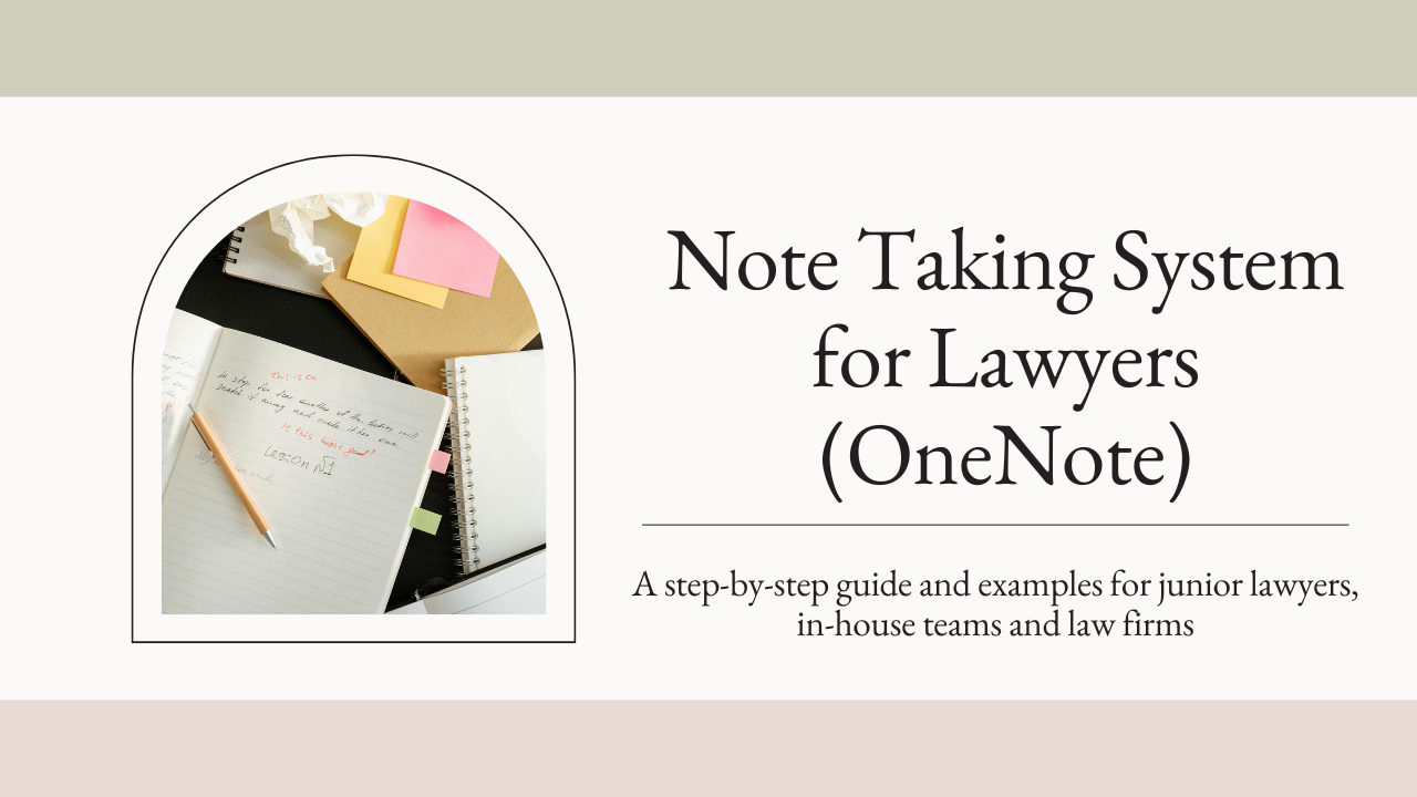 OneNote for Lawyers